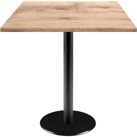 Table 70 x 70 cm - modèle Rome bois tanin naturel