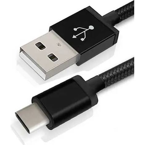 Tecno 24.217 USB Kabel 1 m USB C USB A Schwarz