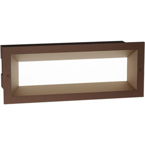 Segnapasso incasso gea led ges1192 led ip65 alluminio classico lampada parete, tonalità luce 4000°k (luce naturale)