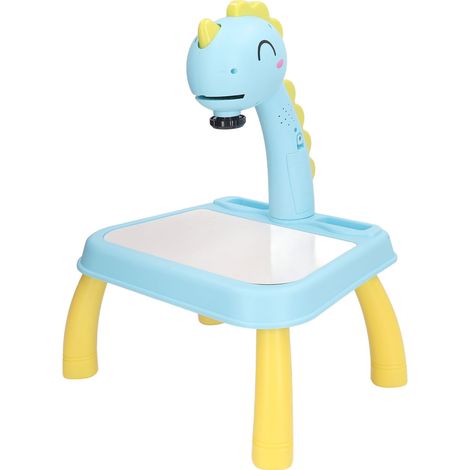 Table de projection pour dessin avec un joli dinosaure, couleurs vives, projecteur intelligent détachable pour l'éducation des enfants, dinosaure vert (1/5)
