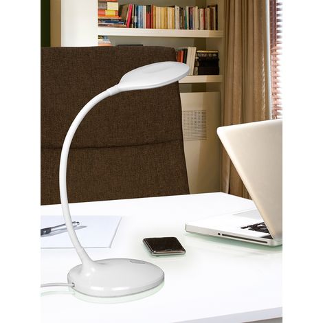 SOBREMESA LED SCOOP BLANCO (1/4)