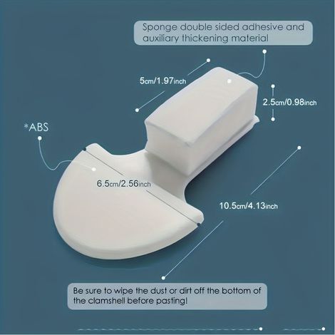 Poignée de siège de WC Easy-Lift - Accessoire de salle de bains portable mains libres pour usage domestique (1/5)