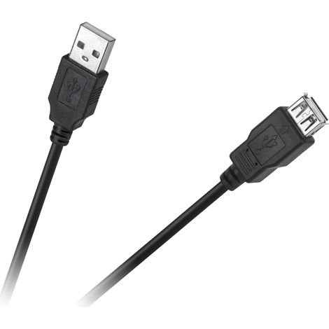 Cavo USB con spina e presa, prolunga USB da 1,5 m, linea ecologica solida (1/2)
