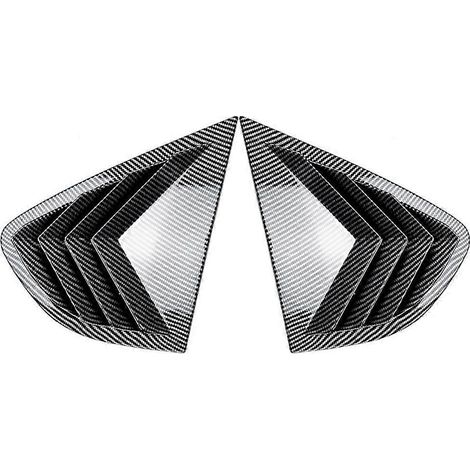 Abdeckung für Heckscheibenjalousien in Carbonfaser-Optik