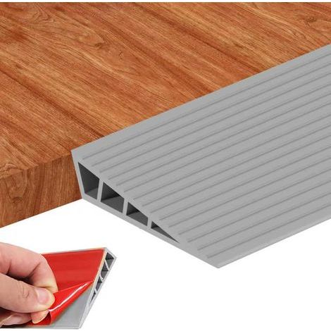 Rampa di soglia da 100 cm, profilo di transizione per pavimenti, profilo di copertura per fessure in vinile impermeabile, adatto per pavimenti in legno e piastrelle. (1/5)