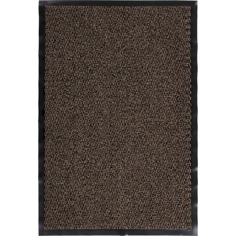 Paillasson intérieur beige antidérapant absorbant - 90 x 60 cm (1/4)