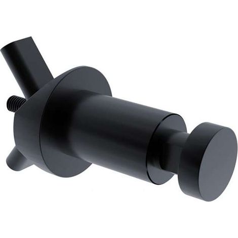 Nimco Unix - Gancho para elemento calefactor, negro mate UNC 13052-90