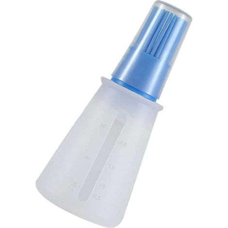 Pinceau à huile en silicone pour barbecue, pâtisserie, sauce barbecue, bleu (1/5)