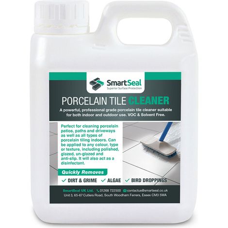 Porcelain Tile Cleaner - Professional-grade cleaner for both indoor & outdoor use - 1 Litre