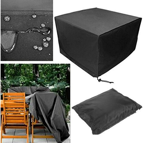 Wasserdichter Staubschutz für Gartenmöbel im Freien, Regen- und Schneeschutz für Tisch, Stuhl, 180 x 120 x 74 cm