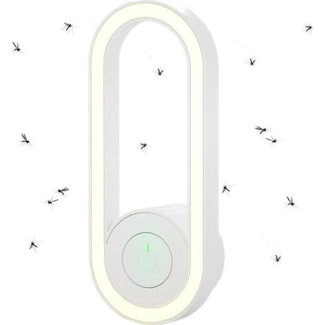 Veilleuse Anti-Insectes-Insectifuges pour l'intérieur-Ultrasonic Bugs Repeller Light-Contrôle électronique des Insectes répulsifs pour Les moustiques NPTERBL (1/5)