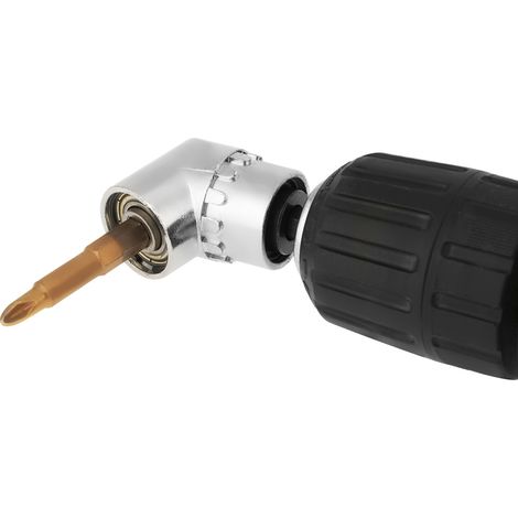 105° verstellbarer Winkel-Steckschlüsseladapter für 1/4-Zoll-Sechskantbits (1/5)