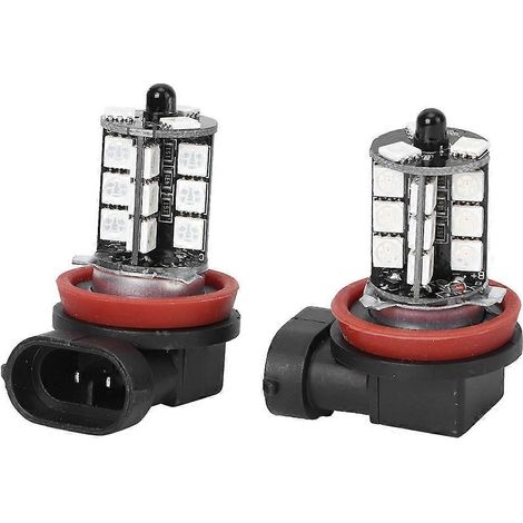 Farbige LED-Nebelscheinwerfer-Blitzlampe mit Fernbedienung 12-24V H8 27SMD RGB