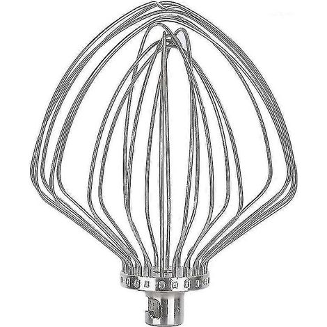 Accessoire fouet à 11 fils pour robot pâtissier KitchenAid, compatible avec les récipients de 7 pintes (1/5)
