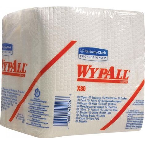 New2-Wypall X80 Wischtücher 31,5X33 Weiss Btl. 50Tü.