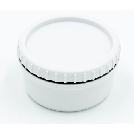 Bouchon PVC mâle ø 40 blanc - bouchon de visite évacuation. - jardiboutique