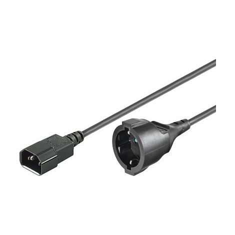 Cavo di alimentazione MicroConnect C14 -Schuko M-F