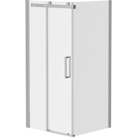 Series 10 Chrome Roller 1000mm x 900mm Sliding Door Shower Enclosure (1/5)