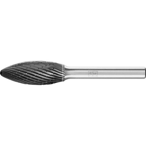 PFERD TOOLS Hartmetall Hochleistungsfrässtift Flamme B Ø 12x30mm Schaft-Ø 6 mm Z3P HICOAT universal
