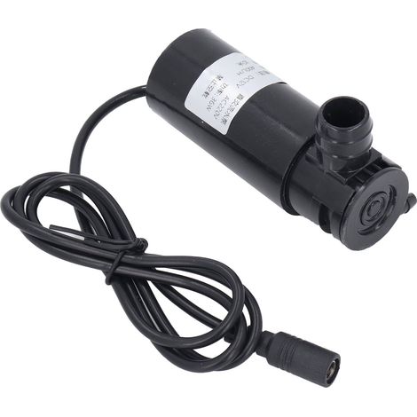 Pompe submersible 12 V CC, étanche, à faible bruit et à structure centrifuge, pour fontaines, piscines et aquariums. (1/5)