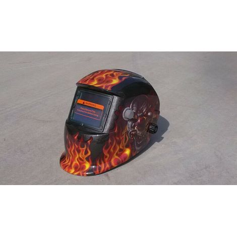 Automatic Welding Helmet - Welding Mask with 2 Lenses and 2 Adjustable Shade Filter Sensors DIN9-13 for MIG TIG MAG Arc Welding [Energy Class A+++] (1/5)