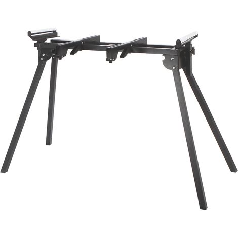 Pied pour scie à onglet 195x53x92cm – Hauteur réglable 805 à 915 mm – Longueur extensible 935 à 1945 mm – Capacité 150 kg – Work Men