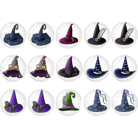 Lot de 8 autocollants magnétiques pour décorations d'Halloween (1/3)