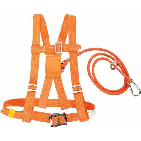 Kits de Harnais de Sécurité, Harnais Antichute de Sécurité, Harnais Réglable en Hauteur à 6 Stypes pour Ceinture, Ceinture de Sécurité, Corde de Sauve (1/5)