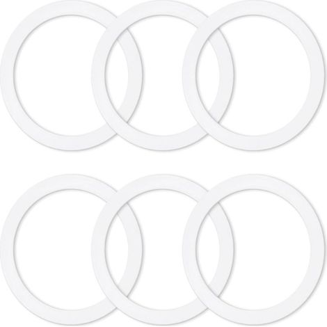 Set mit 6 lebensmittelechten Silikondichtungen für italienische 6-Tassen-Kaffeemaschinen (geeignet für Aluminium-Kaffeemaschinen für den Herd) (1/5)