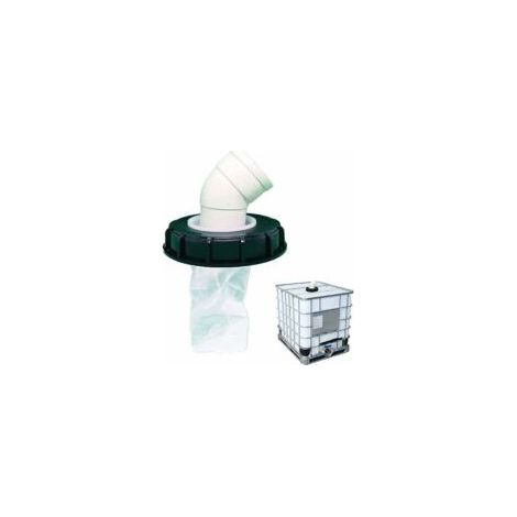 1000-Liter-45°-Tankfilter mit waschbarem Nylonfilter für 1000-Liter-Tankanschluss, IBC-Deckelfilter, IBC-Tankzubehör, 165-mm-Nylon-Regenwasserfilter – Crezuo (1/4)