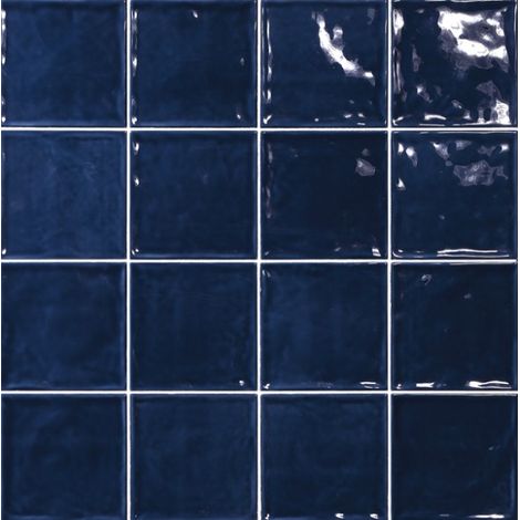 Carrelage Zellige bleu foncé 15x15 cm – Effet moderne et élégant – Pour pièces intimes – Ambiance mystérieuse – El Barco
