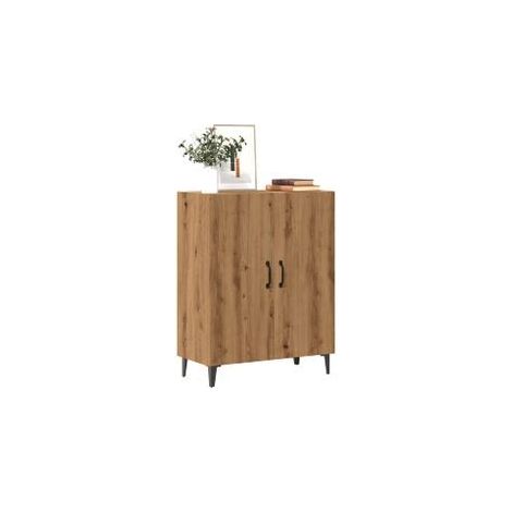 Buffet chêne artisanal 70x34x90 bois d'ingénierie (1/5)