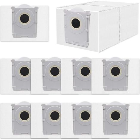 10 sacchetti antipolvere per robot aspirapolvere ECOVACS T50 Pro Omni/T50 Max Pro/T50 Omni/X8 PRO/X9 PRO, accessori per sacchetti antipolvere al carbone attivo (1/4)