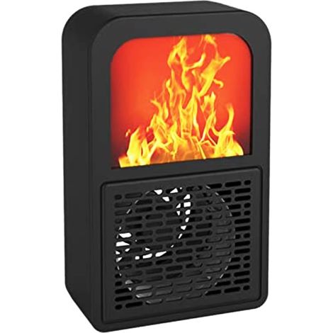 Chauffage électrique basse consommation pour salle de bain, chambre ou bureau. Mini chauffage électrique à air chaud 400 W.