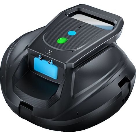 Robot aspirapolvere per piscine, potente aspirazione, facile da recuperare, nero (1/2)