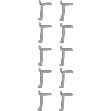 cyclingcolors 10x taquet aluminium double ancrage renforce etagere pour cremaillere support fixation attache armoire (1/2)