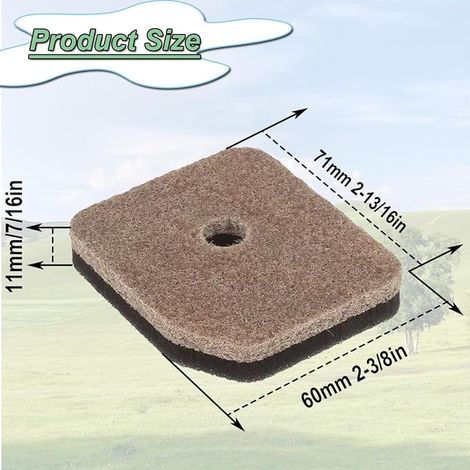 4237 120 1800 Air Filter HS81R HS81RC HS81T HS81TC HS86R HS86T 81R 81RC 81T 81TC 86R 86T Spark Plug (1/4)