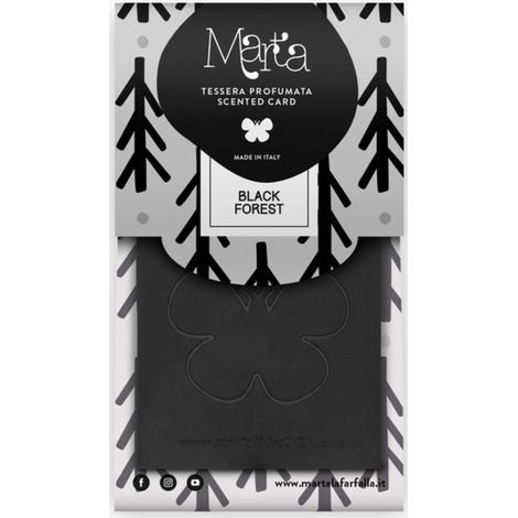 Fra-Ber Profumatore Appendibile ''Marta Card'' Foresta Nera - 20 Pz