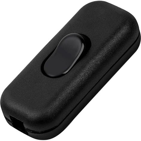 Un interrupteur de lampe de chevet, interrupteur à bascule bipolaire 6A 250V, adapté aux lampes en série à 2 ou 3 fils, convient aux petits appareils électroménagers, aux lampes de table et aux l (1/5)