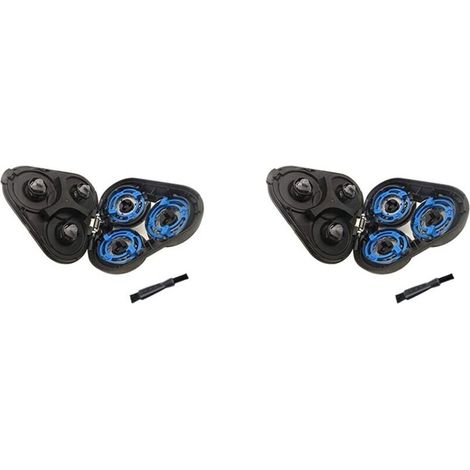 2x Ersatz-Scherkopf für Rasierer der Serien S5000, S5370, S5571, S5420, S5140, S5078, S5077 und S5050
