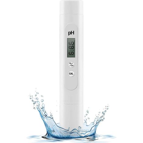 Testeur de pH électronique, plage de mesure 0-14, haute précision, pour piscine, aquarium et eau potable. (1/4)