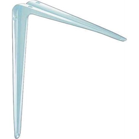 Mensole In Acciaio Nervate Bianche Mm.200X250 Conf. 24Pz