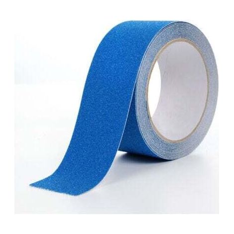 5 m x 5 cm blaues PVC-Antirutschband für Treppen, Stufen, Böden, Sicherheitsdekoration