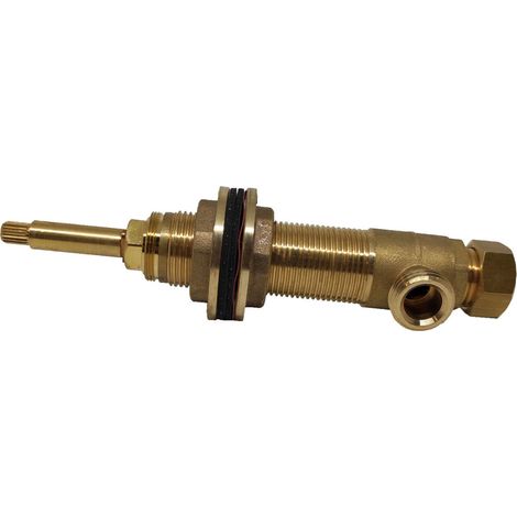 Ricambio parte grezza con vitone per rubinetteria Zazzeri 2900-B105-AD0-0000 (1/2)