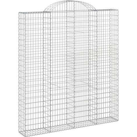 Maison Exclusive - Gabione mit Hochbogen 200x30x220/240 cm Verzin