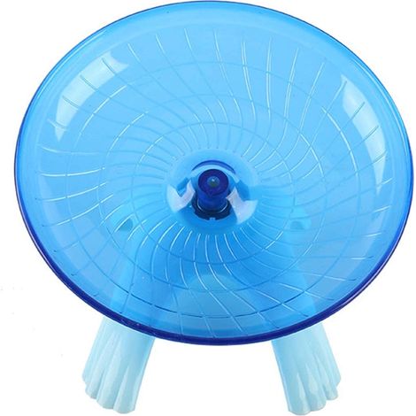Roue d'exercice silencieuse en forme de soucoupe volante pour hamster, gerbille, rat, souris, hérisson et autres petits animaux (1/5)