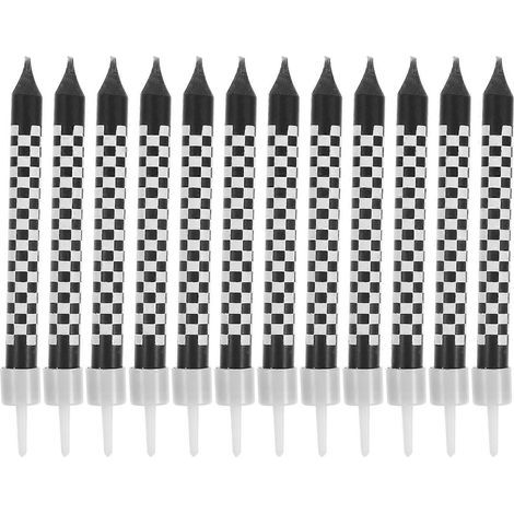 12 Geburtstagskerzen, Tortendekoration – 9,20 x 0,90 x 0,90 cm (1/4)