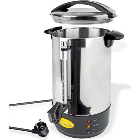 Distributeur de boissons chaudes 10 litres – Cuve inox – Thermostat réglable – Protection contre la surchauffe – Robinet de service