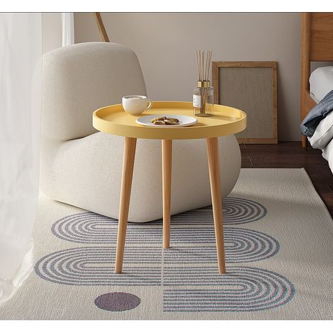 Petite table ronde, table basse, canapé, table d'appoint, balcon, chambre, chambre à coucher simple, salon, petite table basse ronde simple