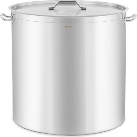 Olla cacerola 170 litros 600 mm para placas de inducción acero inoxidable 140004164 (1/4)